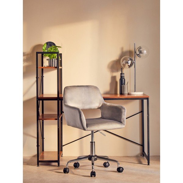 Pelēks polsterēts biroja krēsls Brent – Premier Housewares-image-1