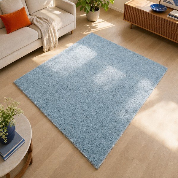 Gaiši zils paklājs Universal Aqua Liso, 100 x 150 cm-image-1