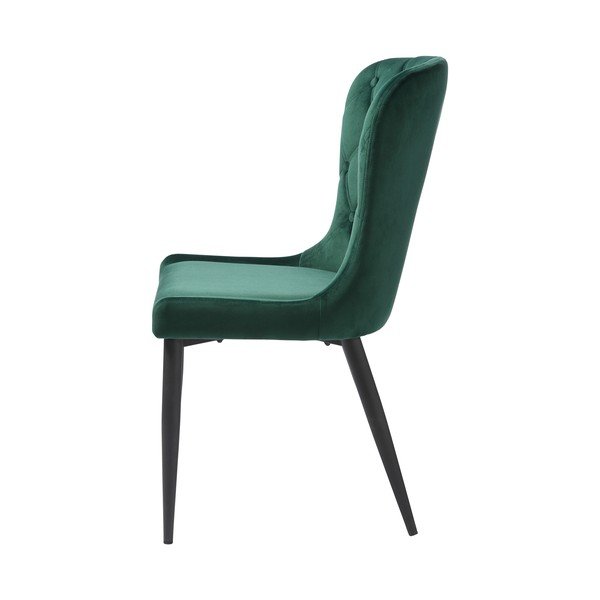 Zaļš samta pusdienu krēsls Granby – Unique Furniture-image-4