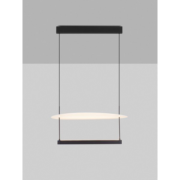 Balta/matēti melna alumīnija LED piekaramā lampa ar regulējamu spilgtumu ø 60 cm Diona – Nova Luce-image-3