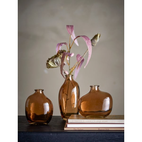 Oranža stikla vāze (augstums 15,5 cm) Tilia – Bloomingville-image-1