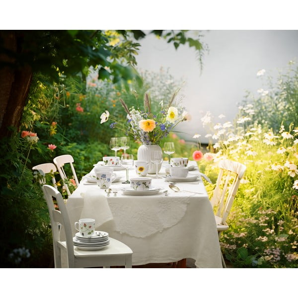 Balts deserta porcelāna šķīvis ø 22 cm Hammershøi Summer – Kähler Design-image-4