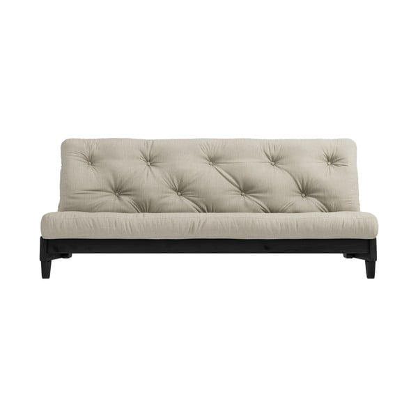 Izlaižams dīvāns Karup Design Fresh Black Linen Beige