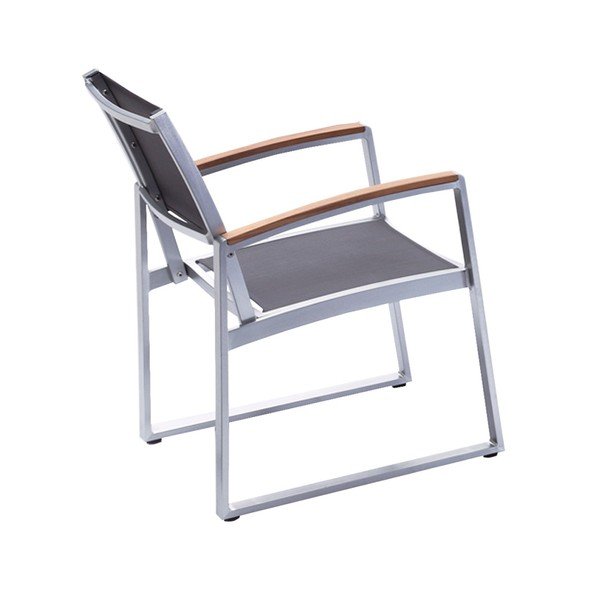 Pelēks dārza atpūtas krēsls Ava – Garden Pleasure-image-3