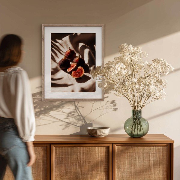 Drukāta glezna ar rāmi 40x50 cm Ripe Figs – Styler-image-2