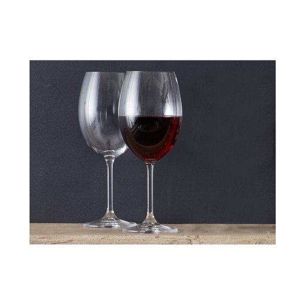 2 sarkanvīna glāžu komplekts no Bitz Fluidum kristāla stikla, 580 ml-image-3