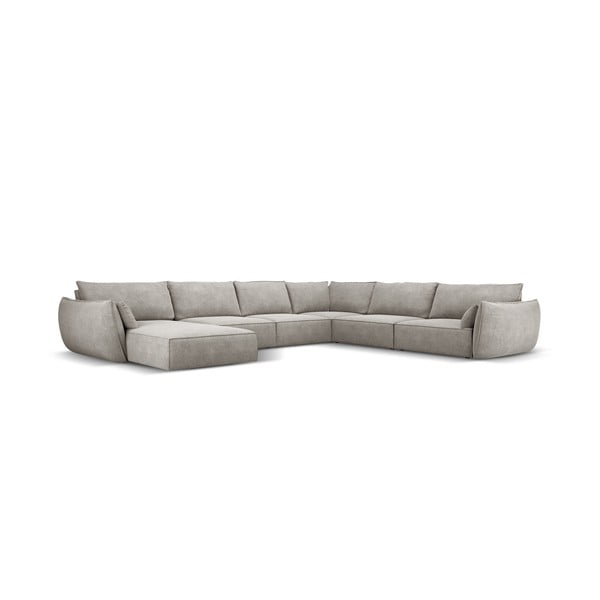 Gaiši pelēks stūra dīvāns (labais stūris) Vanda – Mazzini Sofas-image-2