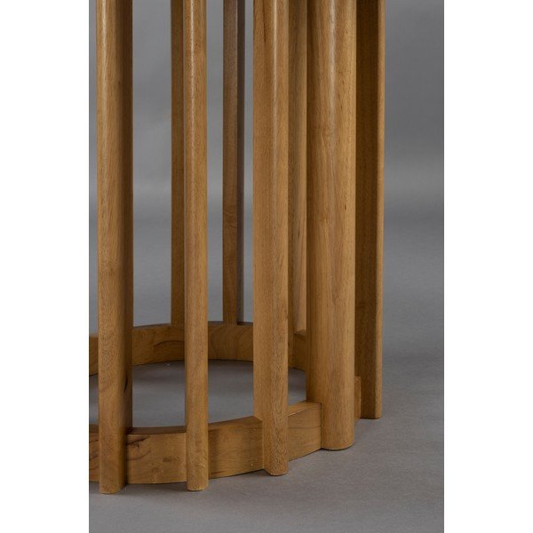 Apaļš ēdamgalds ar ozolkoka imitācijas galda virsmu ø 120 cm Barlet – Dutchbone-image-1