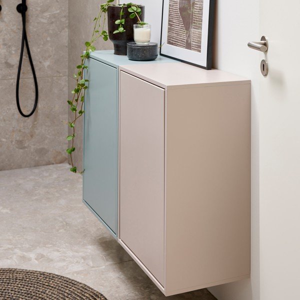 Dūmakaini zils sienas veļas grozs Laundry Box – ReCollector-image-1