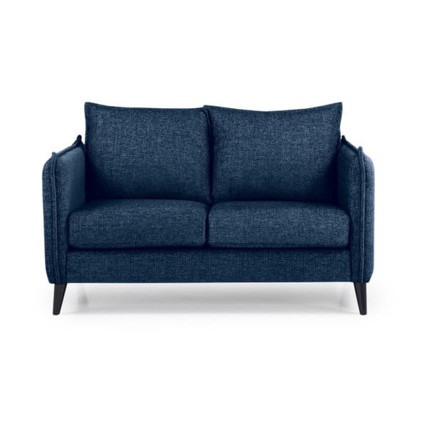 Tumši zils dīvāns Scandic Leo, 145 cm