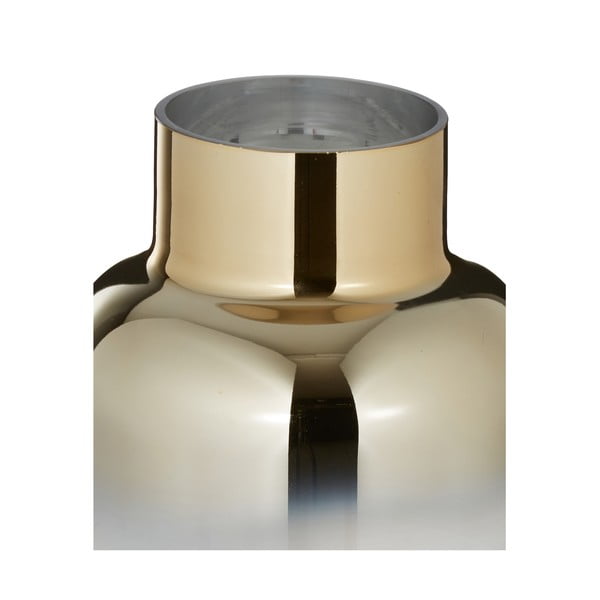 Ar rokām pūsta stikla vāze zelta krāsā Westwing Collection Uma, augstums 35 cm-image-4