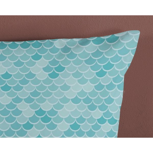 Zila/rozā vienguļamā kokvilnas bērnu gultas veļa 140x200 cm Alisse – Good Morning-image-3