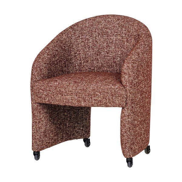 Terakotas oranžs polsterēts biroja krēsls Cordo – WOOOD