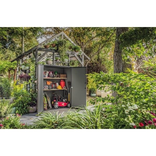 Pelēka plastmasas dārza bufete Tall – Keter-image-1