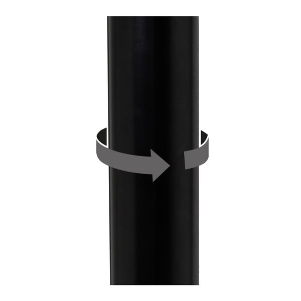 Melni mākslīgās ādas bāra krēsli ar regulējamu augstumu (2 gab.) (sēdekļa augstums 56,5 cm) – Casa Selección-image-4