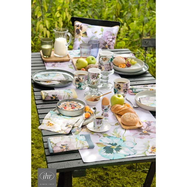 Organiskās kokvilnas galda celiņš 150x45 cm Martha – IHR-image-2