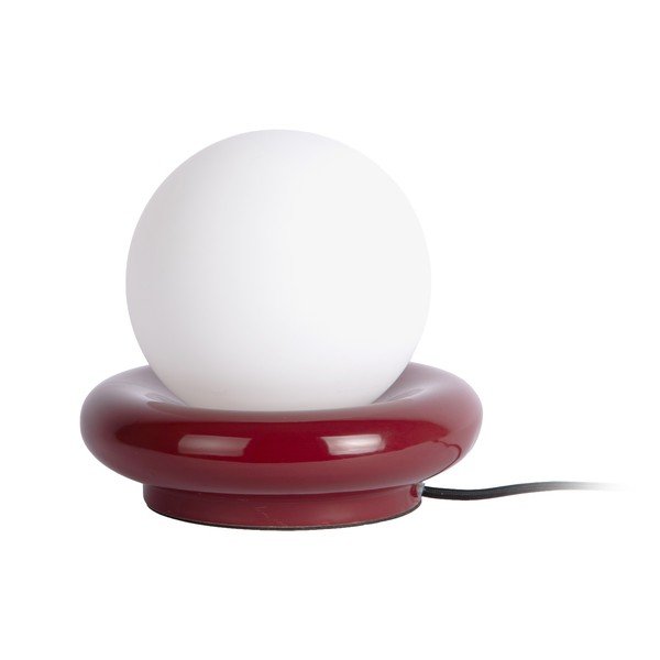 Bordo keramikas galda lampa (augstums 19 cm) Catania Ring – Leitmotiv