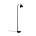 Melna stāvlampa ar auduma abažūru (augstums 148 cm) Buddy – Reality