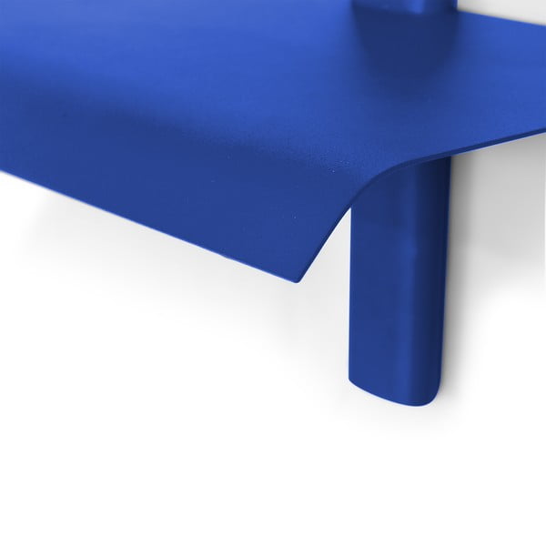 Zils metāla sienas plaukts 28 cm Hola – Spinder Design-image-4