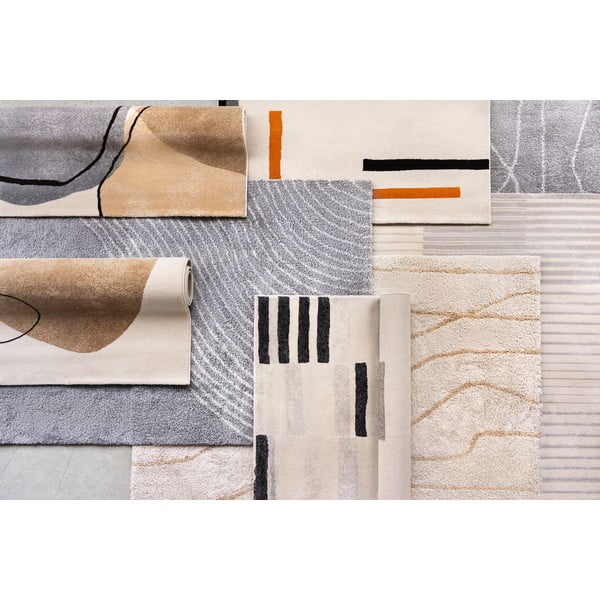 Gaiši pelēks paklājs 140x200 cm Optica – Bonami Selection-image-3