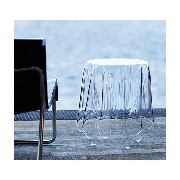 Caurspīdīgs sānu galdiņš Essey Illusion-image-1