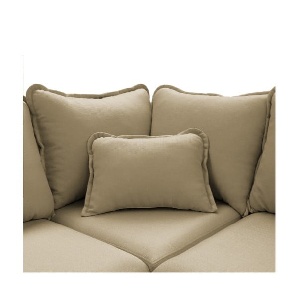 Bēšs stūra dīvāns (kreisais stūris) Beata – Ropez-image-1