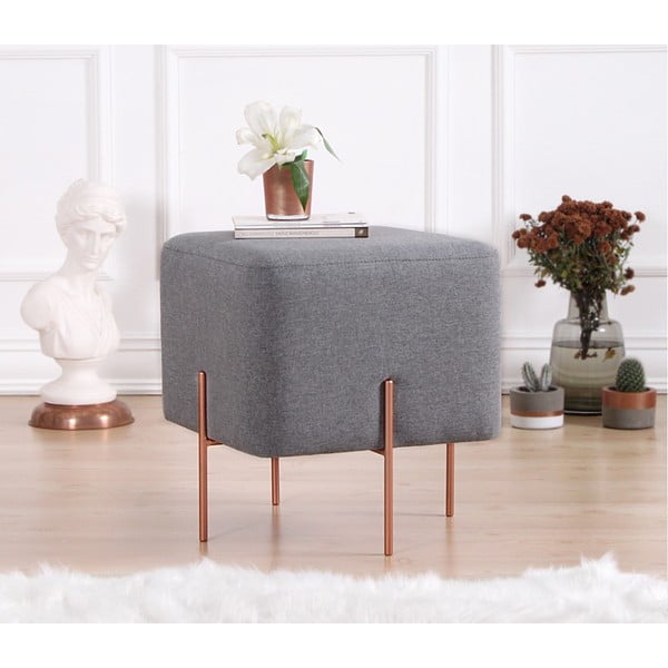 Pelēks pufs Copper – Artie-image-2