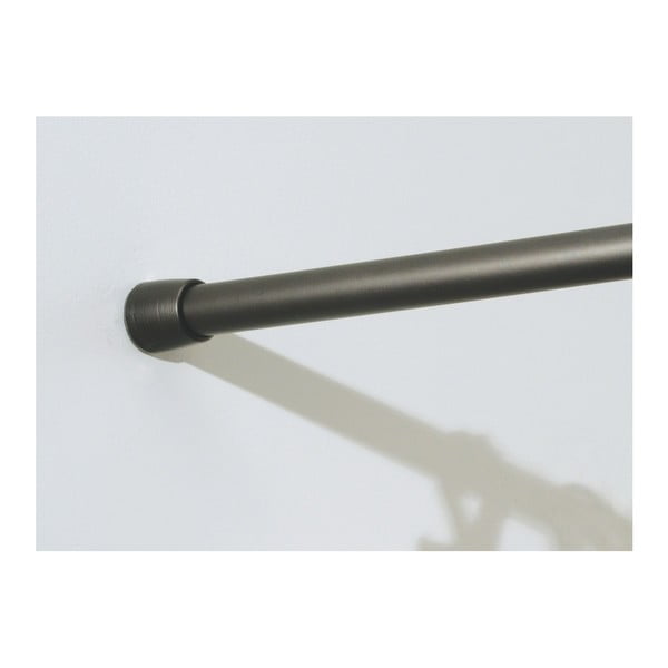 Dušas aizkaru stienis bronzas krāsā ar regulējamu garumu InterDesign Rod, garums 127 - 221 cm-image-1