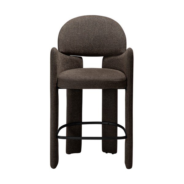 Brūns bāra krēsls (sēdekļa augstums 68,5 cm) Aole – DAN-FORM Denmark-image-1