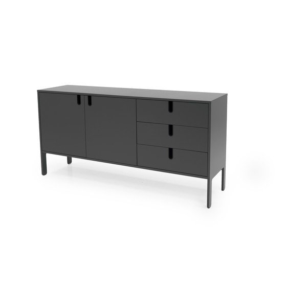 Pelēka kumode Tenzo Uno, platums 171 cm-image-2