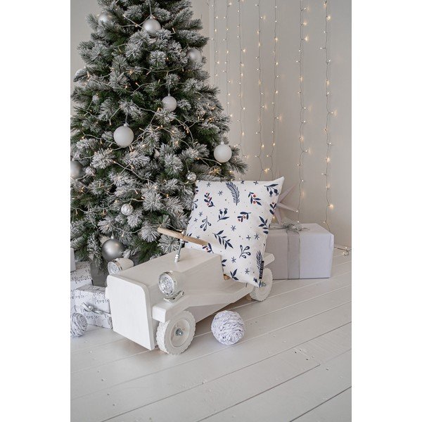 Dekoratīvais spilvens ar Ziemassvētku motīvu 45x45 cm Merry Blue Christmas – Butter Kings-image-1