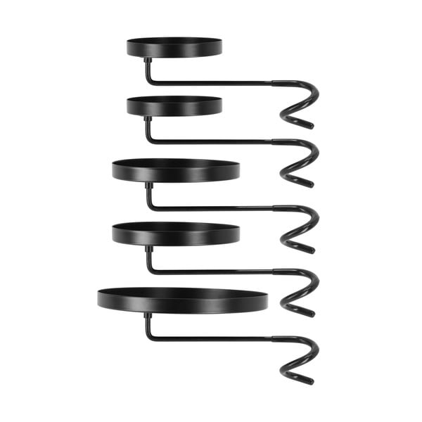 Melns pagarināms puķu podu turētājs Esschert Design, garums 210–301 cm-image-2