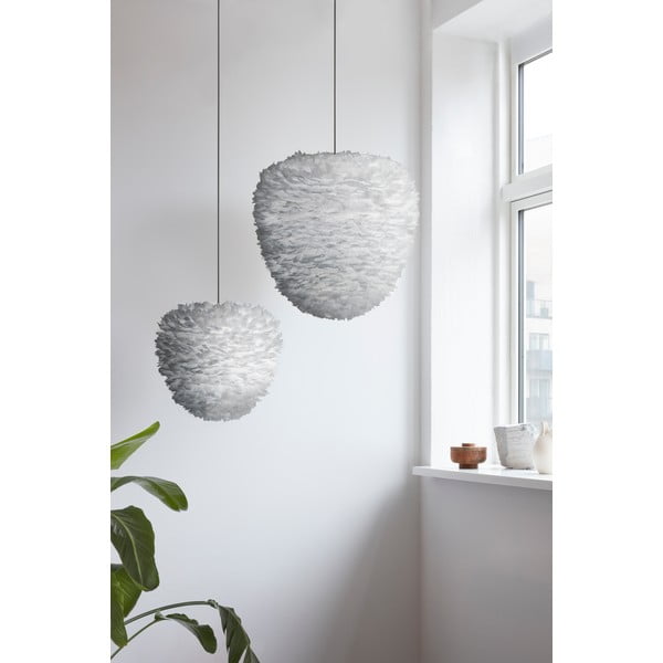 Gaiši pelēks abažūrs ø 40 cm Eos Evia Medium – UMAGE-image-1