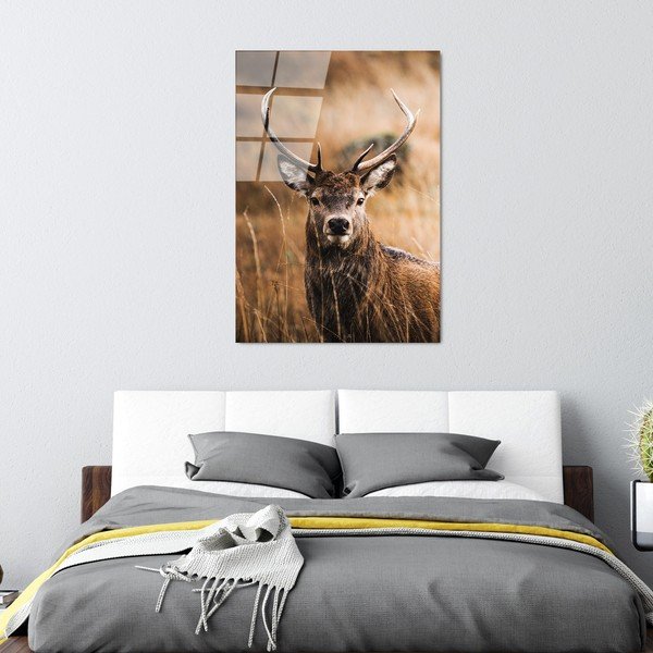 Stikla glezna 70x100 cm Deer – Wallity-image-4