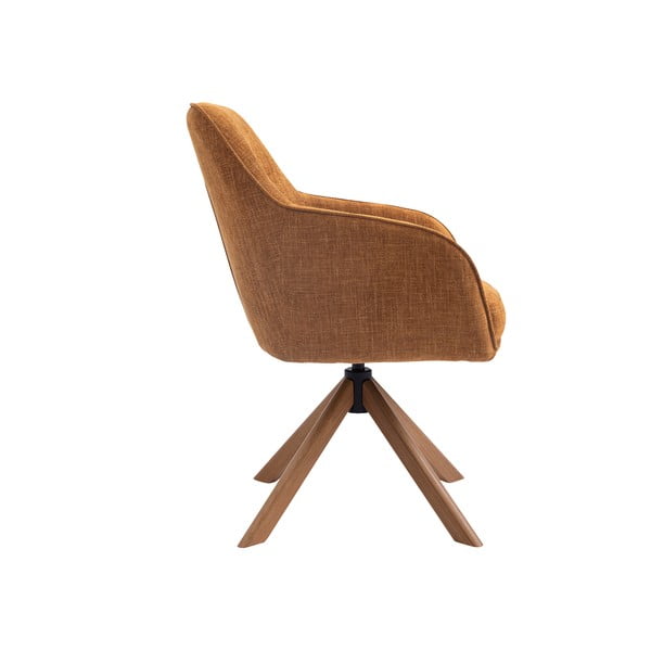 Oranži polsterēti ēdamistabas krēsli (2 gab.) Avola – Unique Furniture-image-4