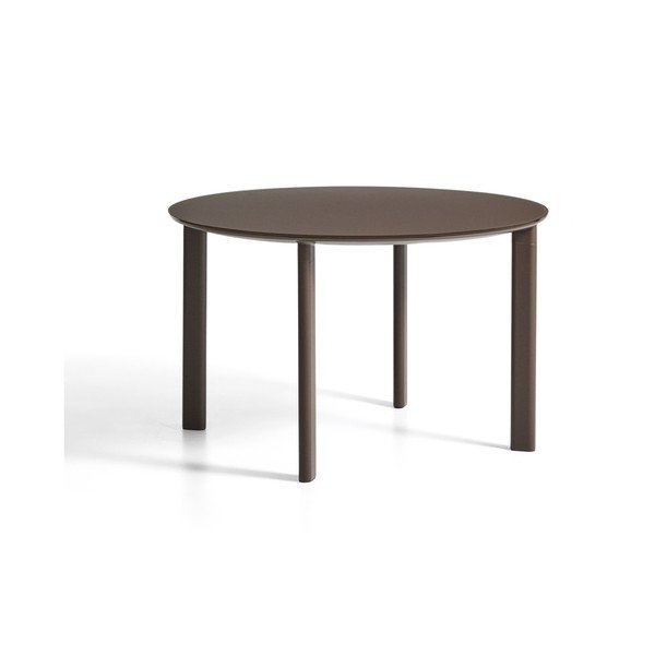 Apaļš dārza ēdamgalds ar stikla galda virsmu ø 120 cm Erice – Kave Home