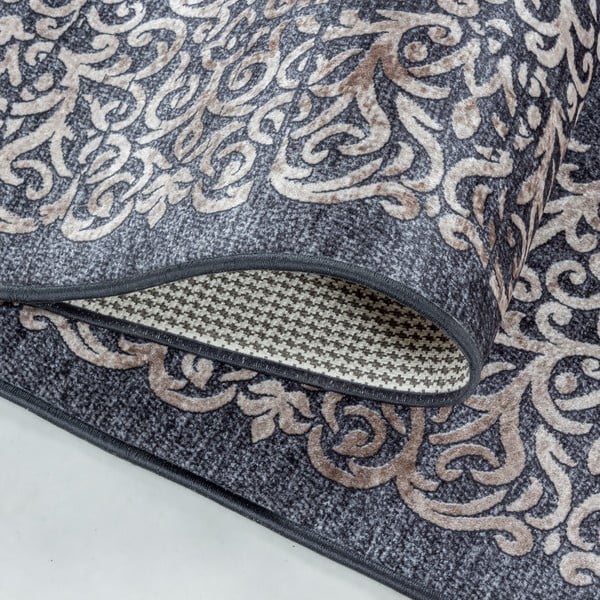 Antracīta pelēks mazgājams celiņa paklājs 80x250 cm Fiesta – Ayyildiz Carpets-image-2