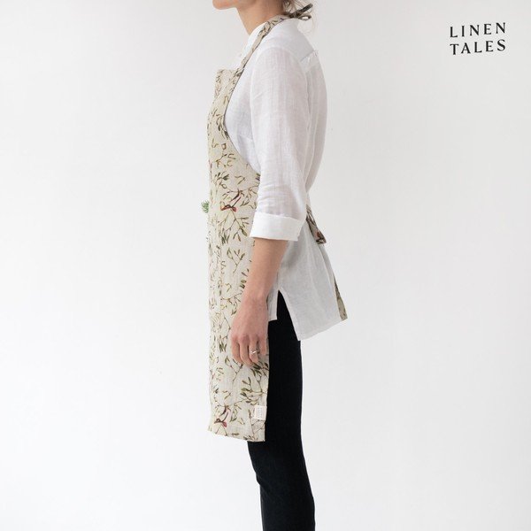 Lina priekšauts ar Ziemassvētku motīvu – Linen Tales-image-1