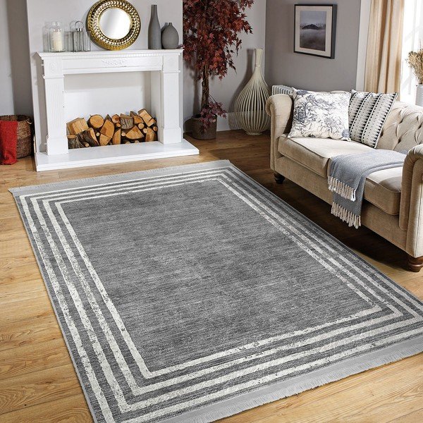 Pelēks paklājs 80x150 cm – Mila Home-image-2