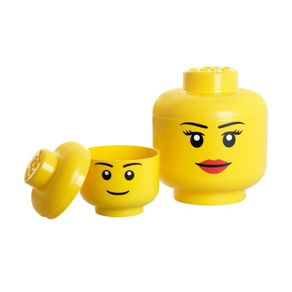 LEGO® glabāšanas kaste - lelle (meitene), ⌀ 24,2 cm-image-2