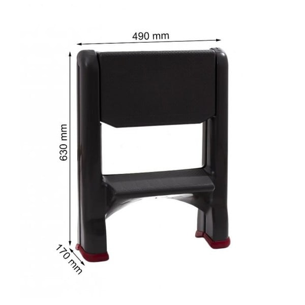 Melni pakāpieni Curver, augstums 63 cm-image-2