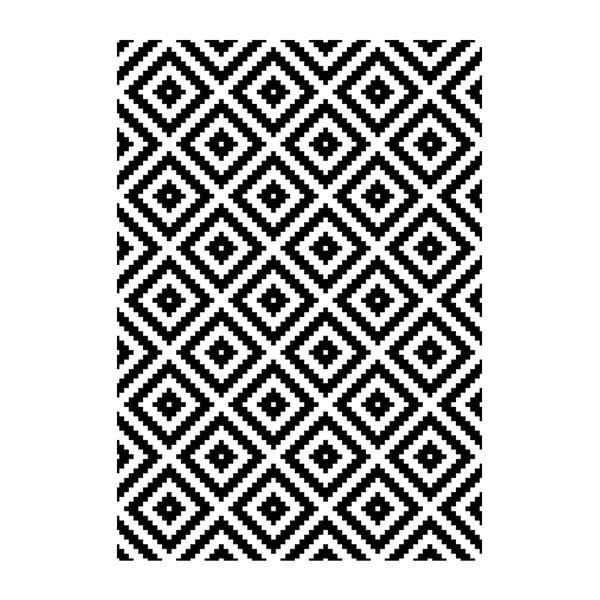 Izturīgs vinila paklājs Melns un balts, 140x200 cm-image-4