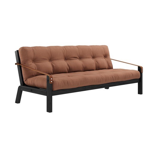 Izvelkamais dīvāns Karup Design Poetry Black/Clay Brown-image-3