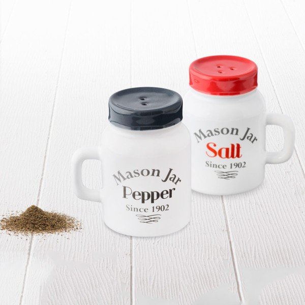 J-Me Mason Jar salmiņu un piparu kratītāju komplekts-image-2