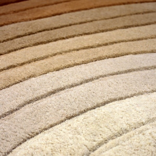 Ķieģeļu sarkans vilnas paklājs 200x290 cm Puddle Ombre Wool – Flair Rugs-image-2