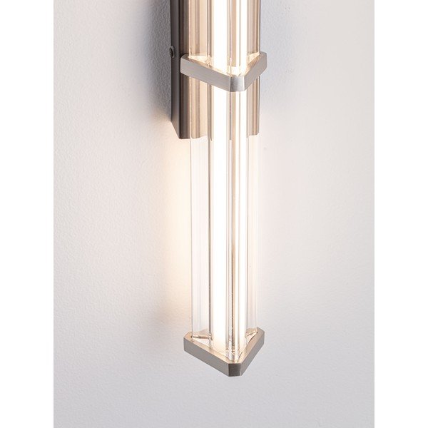 Matēti melna/matētas sudraba krāsas metāla LED sienas lampa ar regulējamu spilgtumu Pheme – Nova Luce-image-2