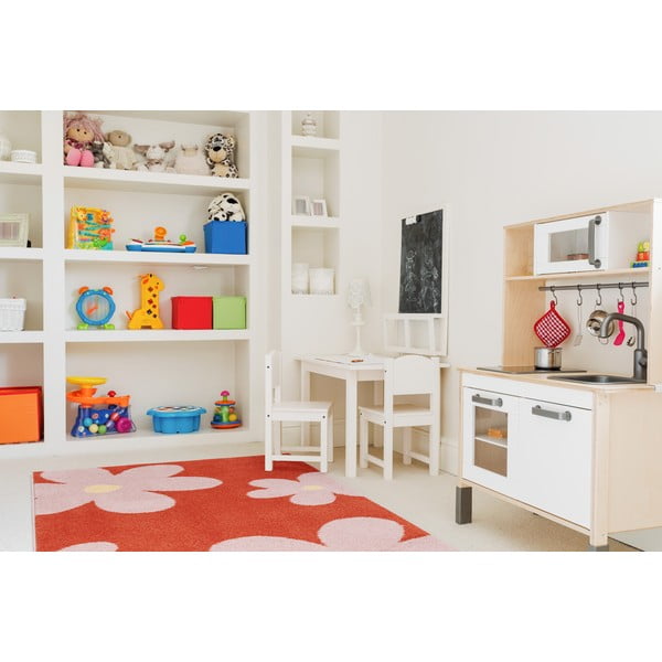 Sarkans/rozā bērnu paklājs 160x230 cm Lolly Coral – FD-image-1