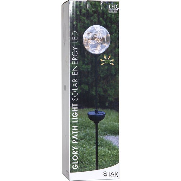 LED lampa ar saules baterijām Star Trading Glory, ø 12 cm-image-3