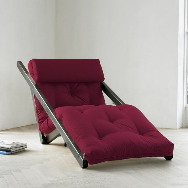 Karup Figo atpūtas krēsls, Venge/Bordo, 70 cm