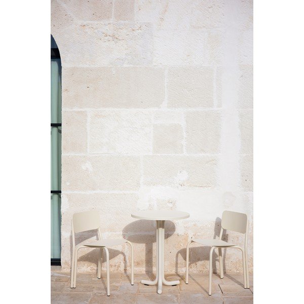 Bēšs metāla dārza krēsls Kei – noo.ma-image-4